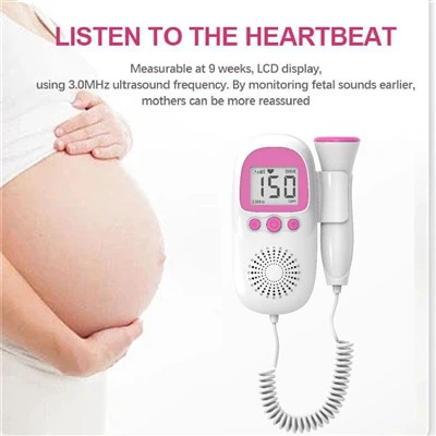 ポケット胎児ドップラー: 携帯型赤ちゃん心拍モニター